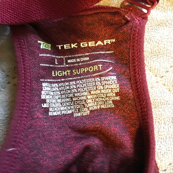 Tek Gear large pullover sports bra - Picture 4 of 5